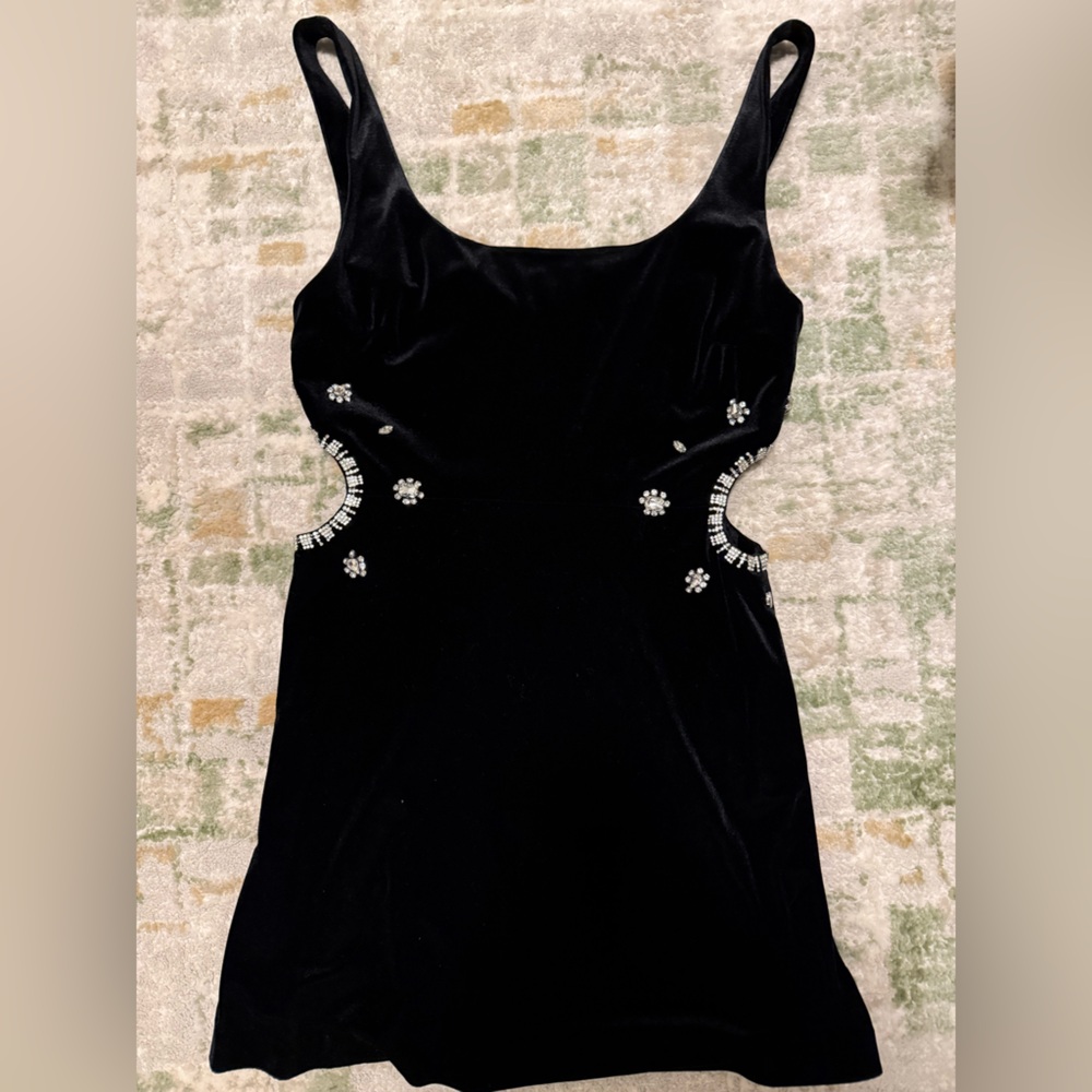 Elegant Black Dress with Embellishments
